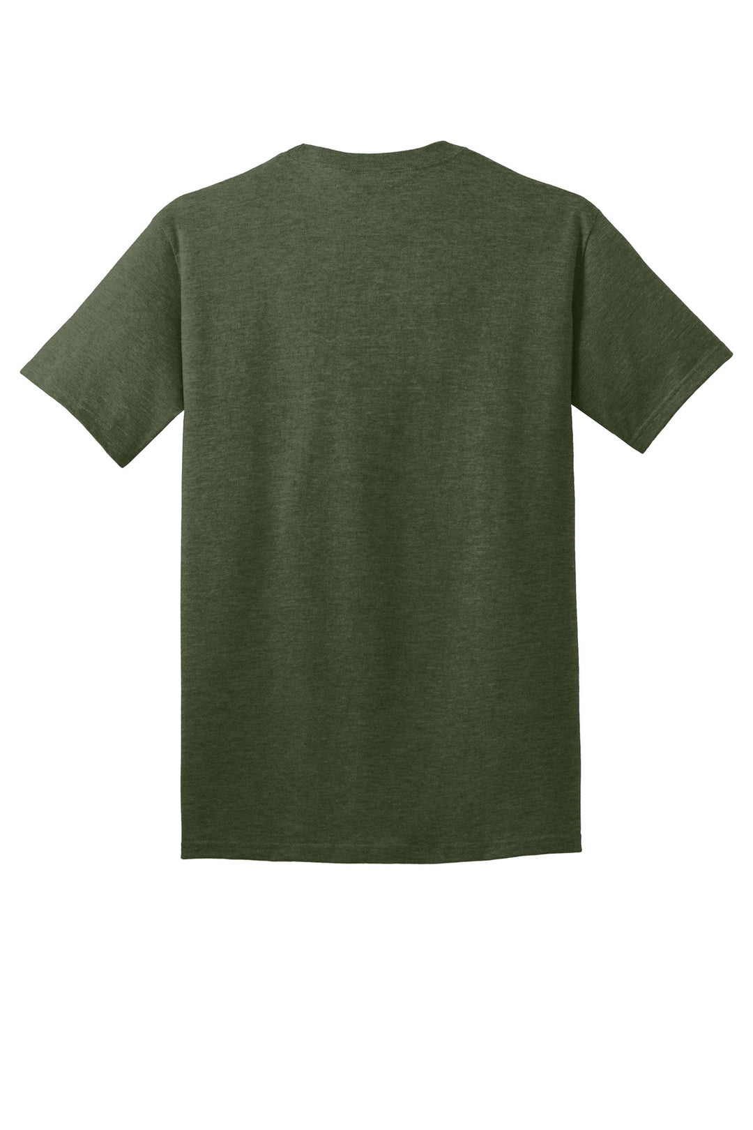 Rear View of OlvDrabGnH Port & Company - Core Cotton Tee. PC54