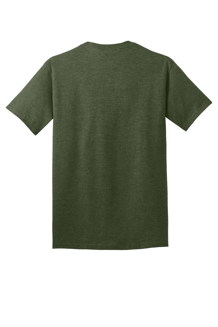 Rear View of OlvDrabGnH Port & Company - Core Cotton Tee. PC54