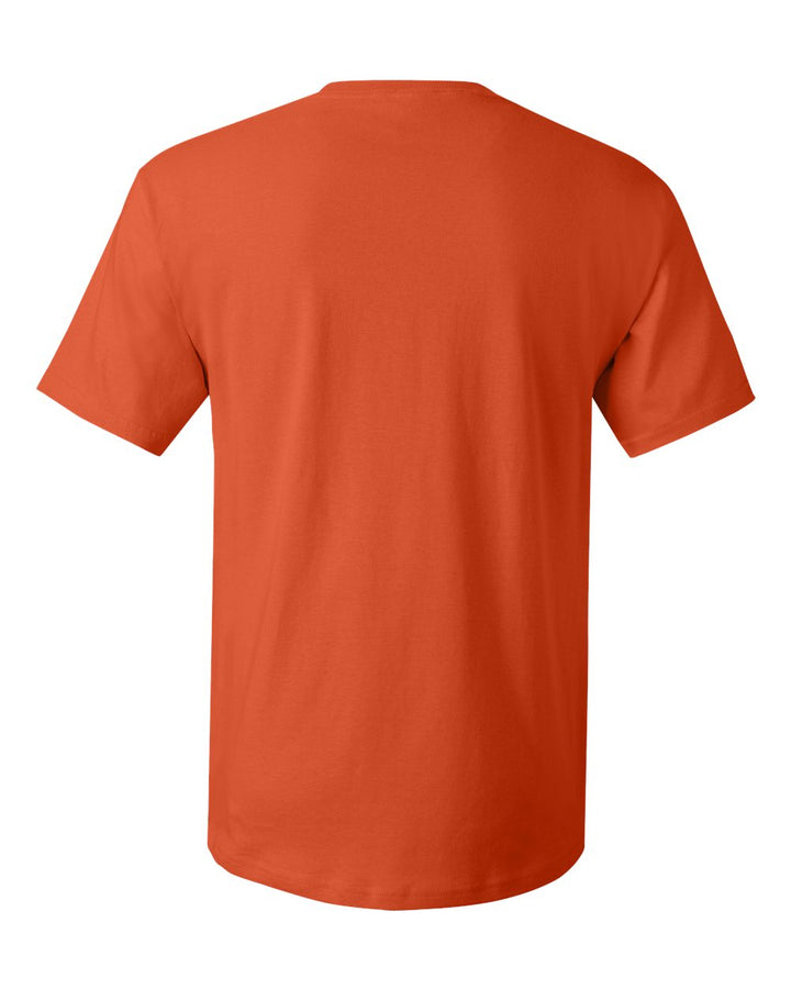 Rear View of Orange Essential-T T-Shirt - 5280