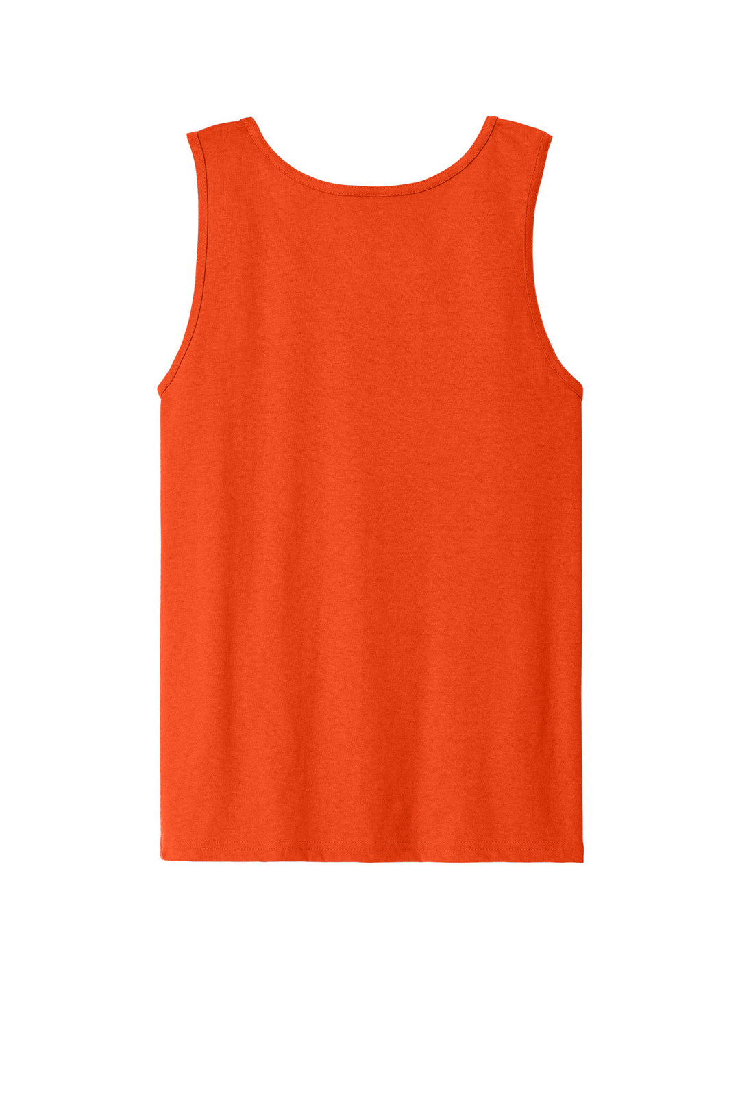Rear View of Orange Gildan - Ultra Cotton 100% US Cotton Tank Top. 2200