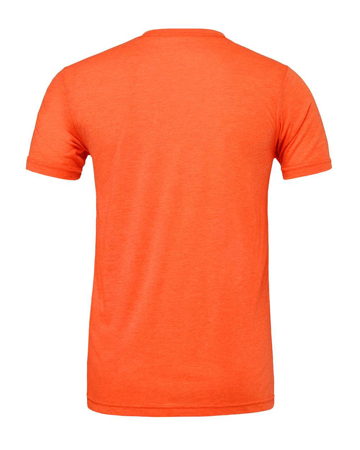 Rear View of Orange Jersey Tee - 3001
