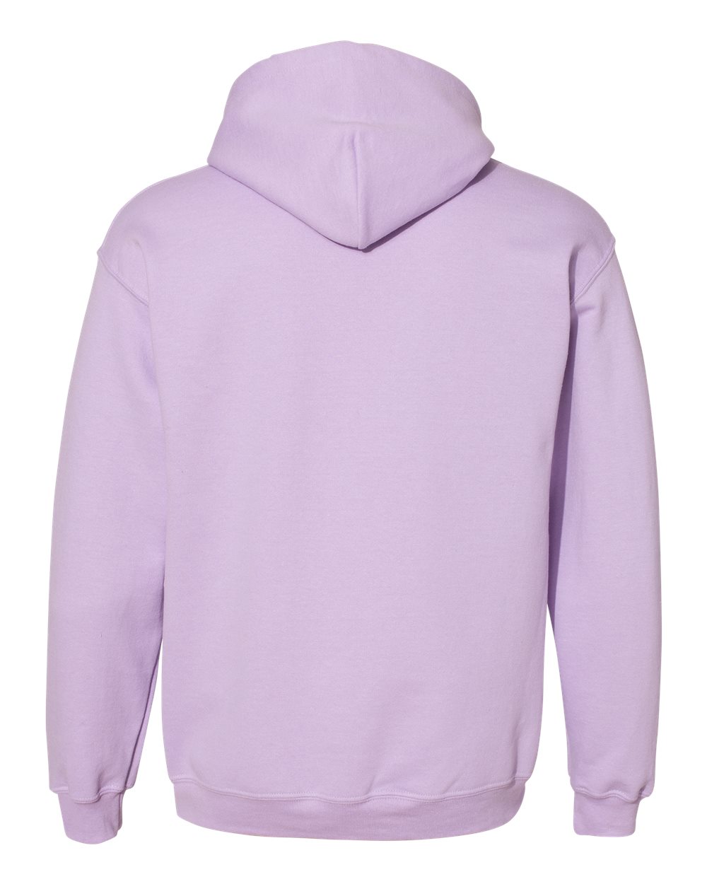 Rear View of Orchid Heavy Blend™ Hooded Sweatshirt - 18500