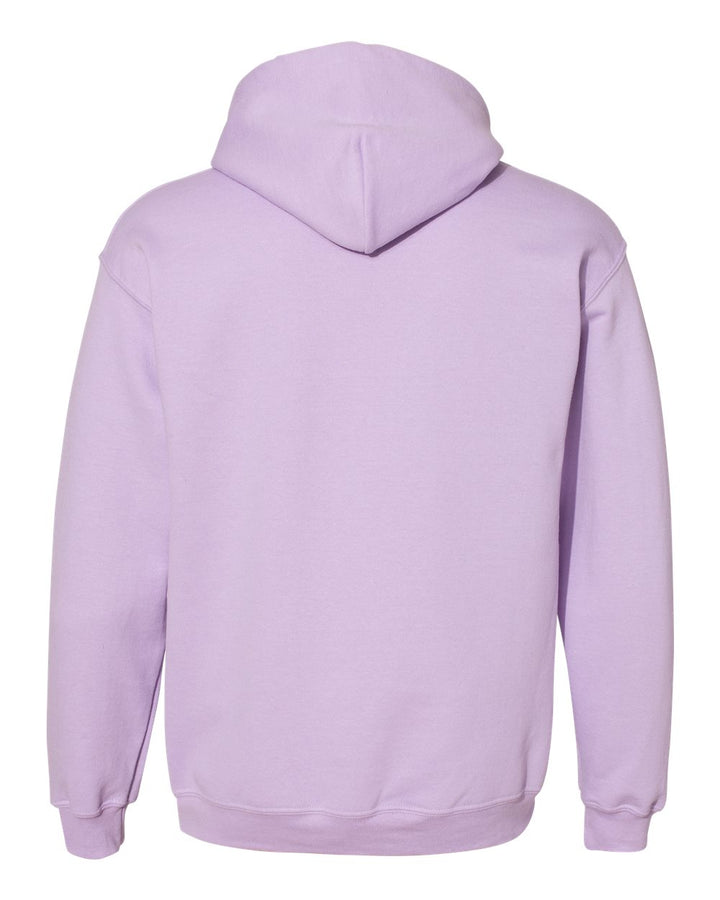 Rear View of Orchid Heavy Blend™ Hooded Sweatshirt - 18500