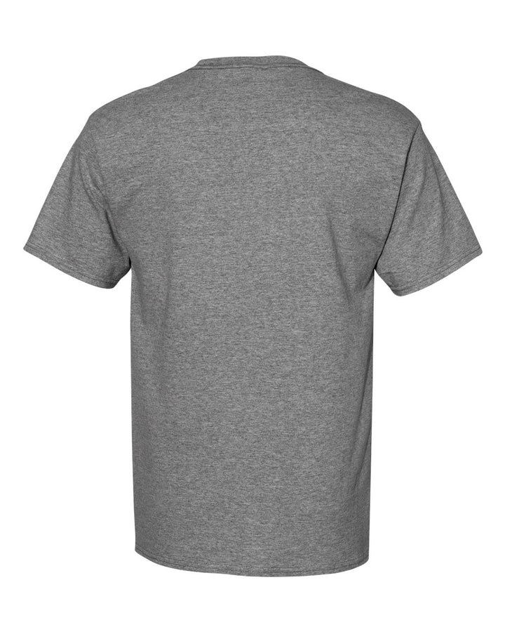 Rear View of Oxford Grey Essential-T T-Shirt - 5280