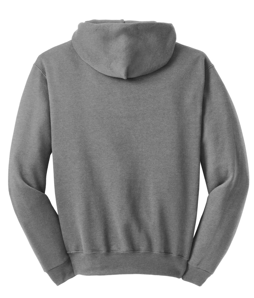 Rear View of Oxford Jerzees NuBlend Pullover Hooded Sweatshirt. 996M
