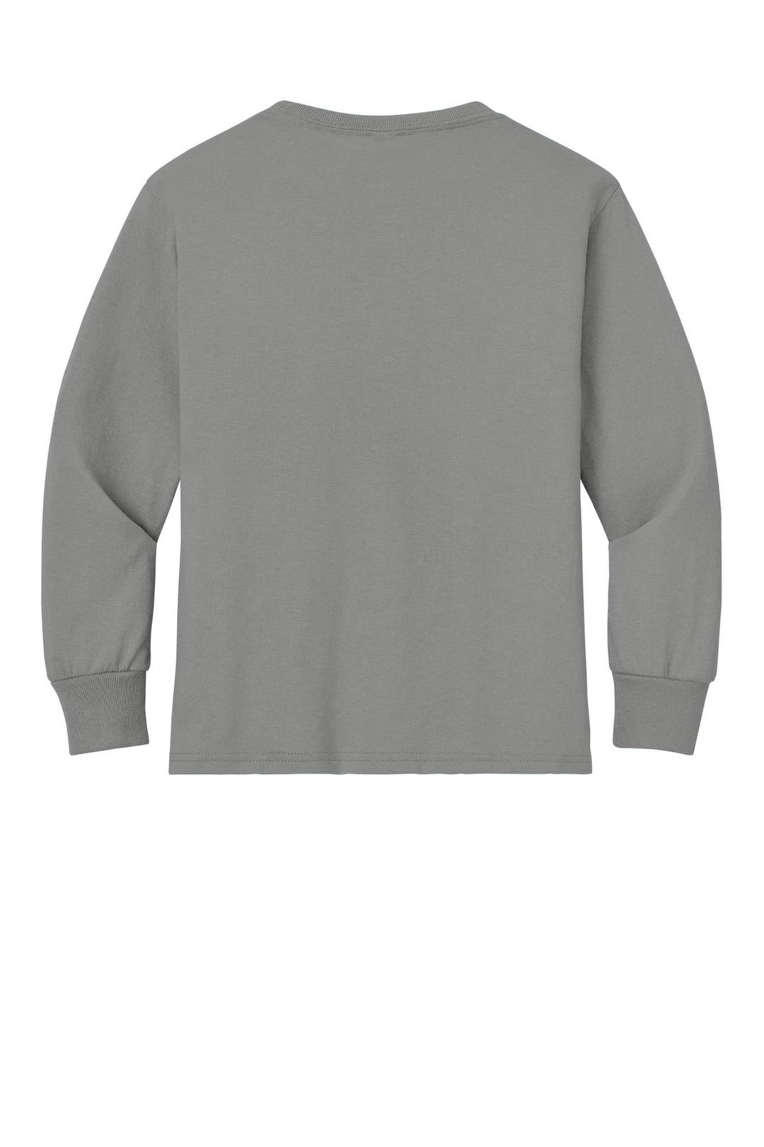 Rear View of Oxford Jerzees Youth Dri-Power 50/50 Cotton/Poly Long Sleeve 29BL