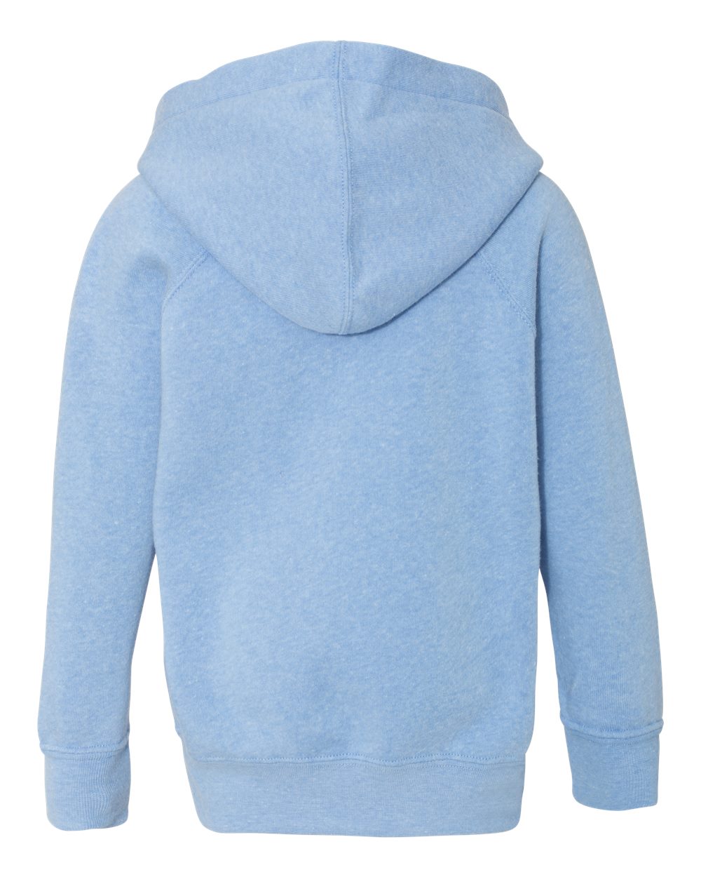Rear View of Pacific Toddler Special Blend Hooded Raglan Sweatshirt - PRM10TSB
