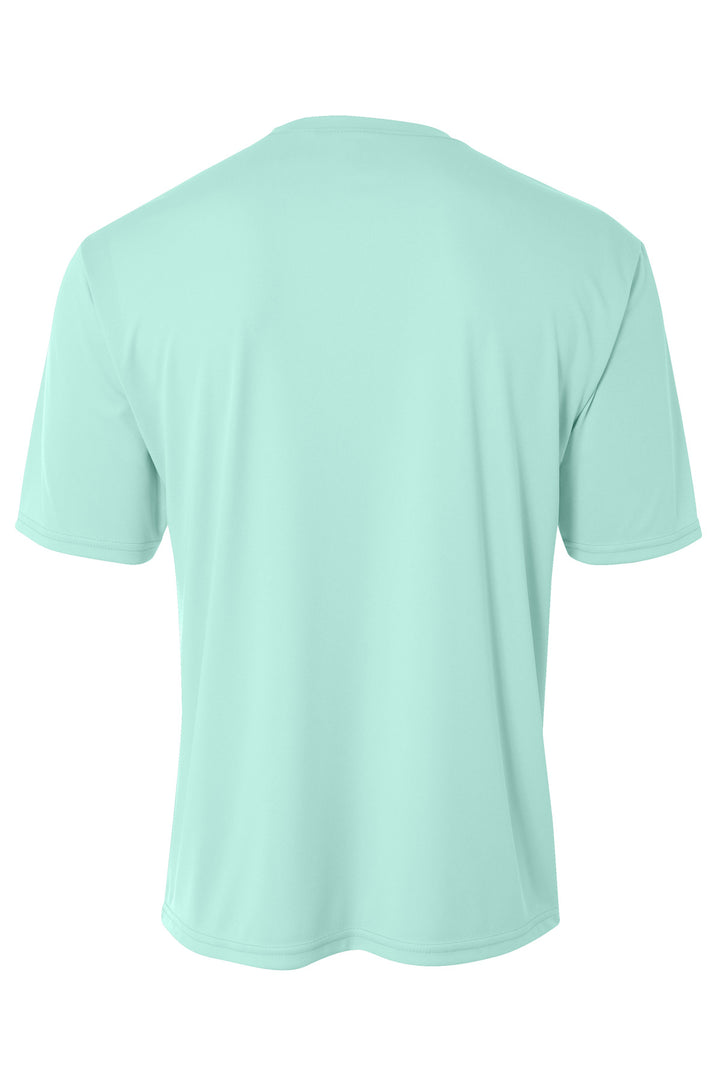 Rear View of PastelMint A4 Cooling Performance Short Sleeve Tee A4N3142
