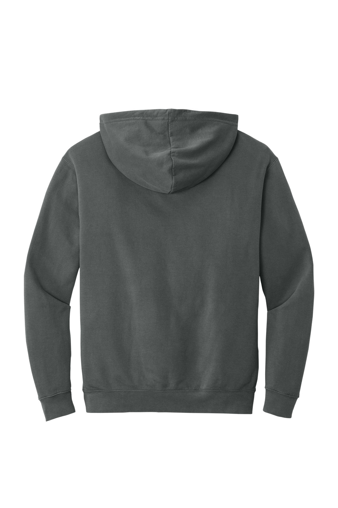 Rear View of Pepper Comfort Colors Lightweight Hooded Sweatshirt 1467