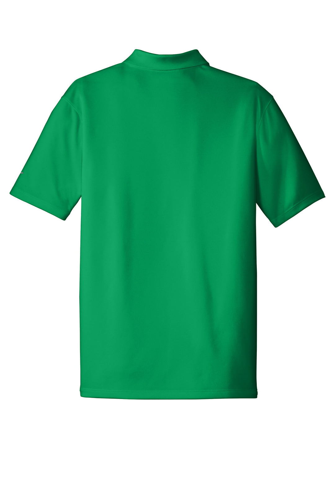 Rear View of Pine Green Nike Dri-FIT Classic Fit Players Polo with Flat Knit Collar. 838956
