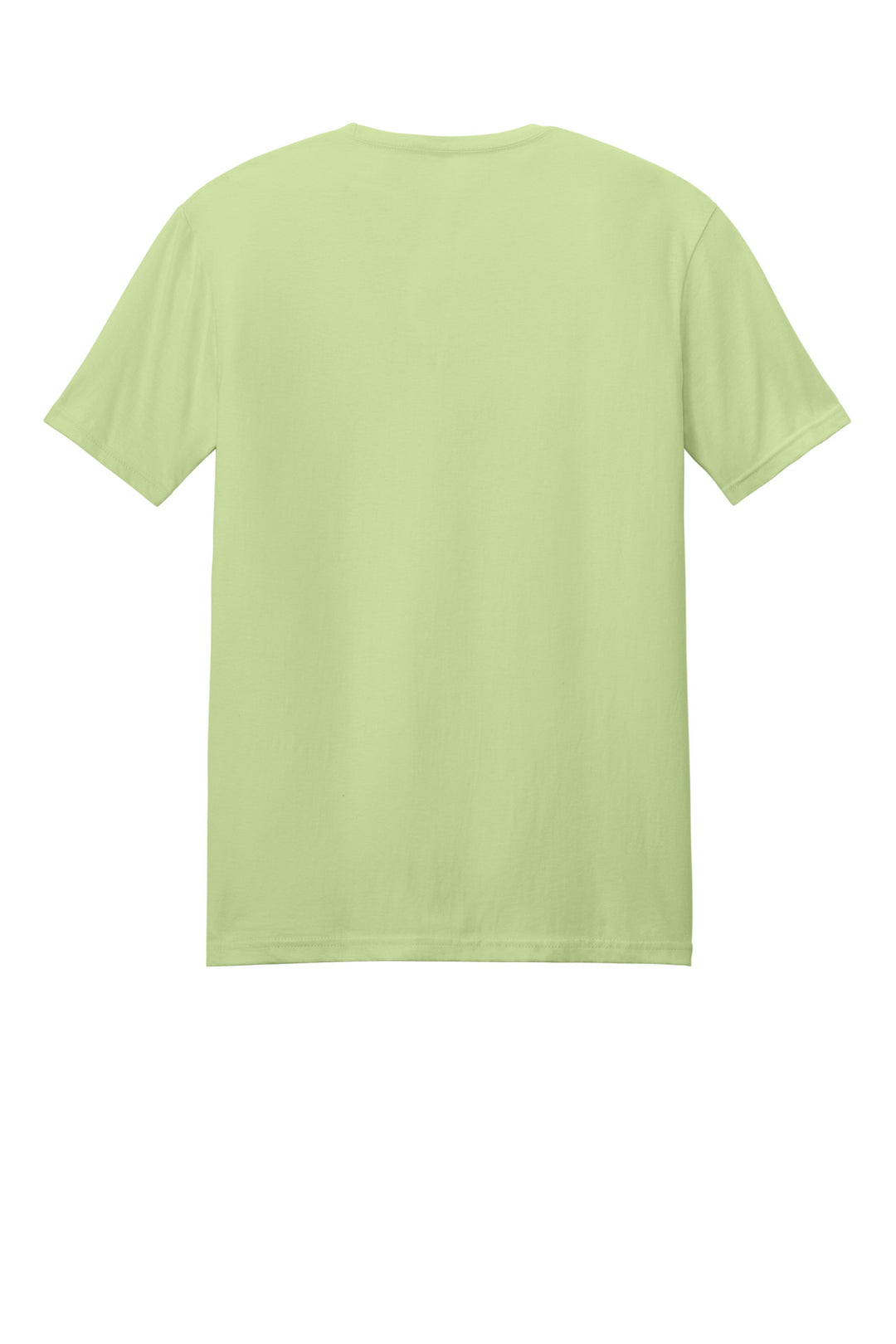 Rear View of Pistachio Gildan Softstyle T-Shirt. 64000
