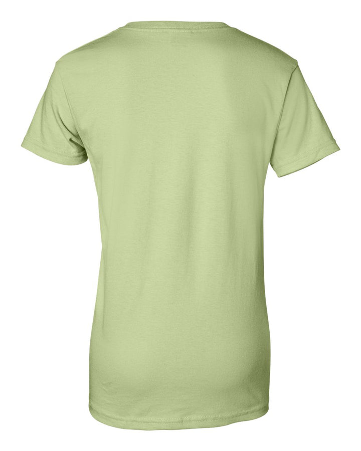 Rear View of Pistachio Ultra Cotton® Women’s T-Shirt - 2000L