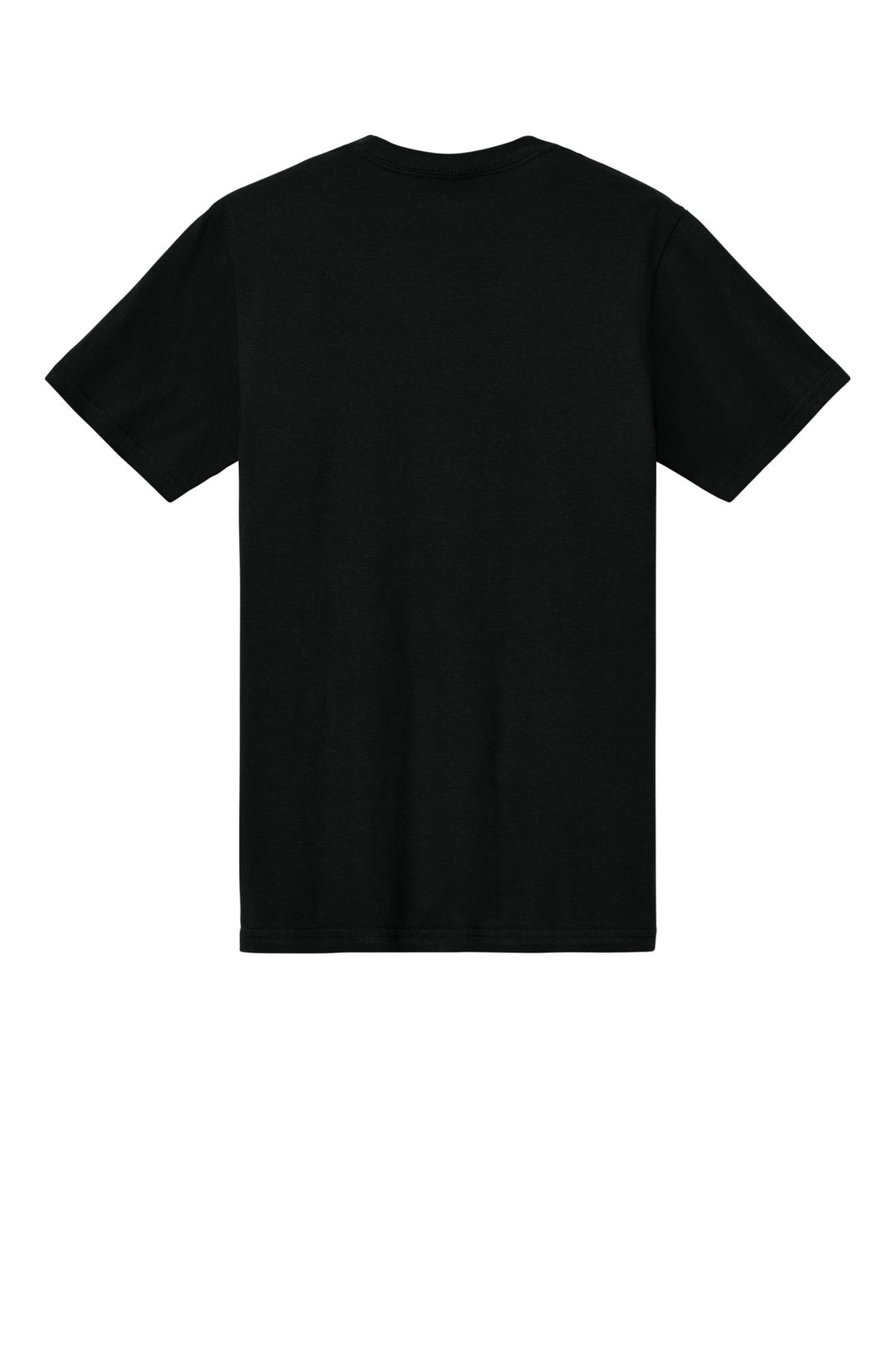 Rear View of PitchBlack Gildan Softstyle Midweight Tee 65000