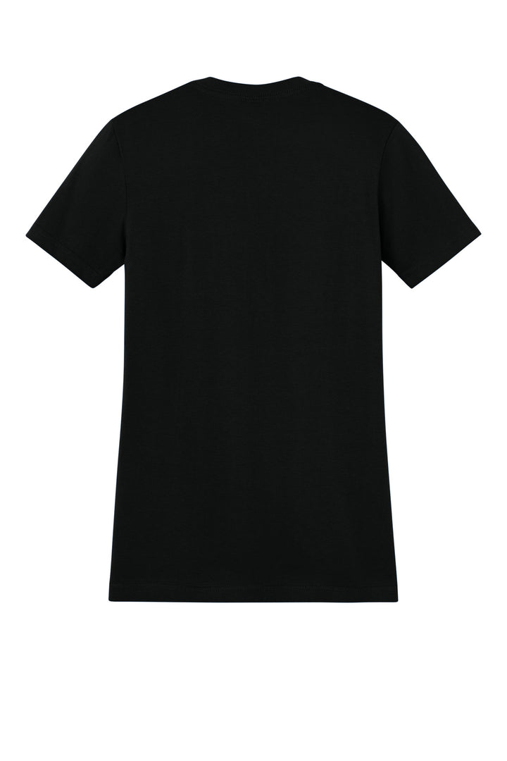 Rear View of PitchBlack Gildan Women's Softstyle Midweight Tee 65000L