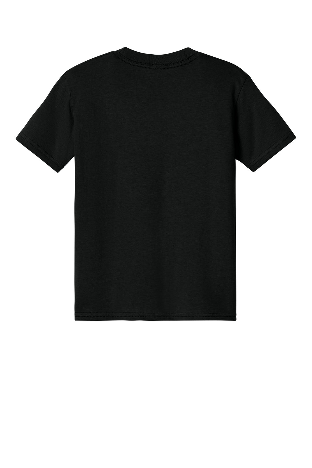 Rear View of PitchBlack Gildan Youth Softstyle Midweight Tee 65000B