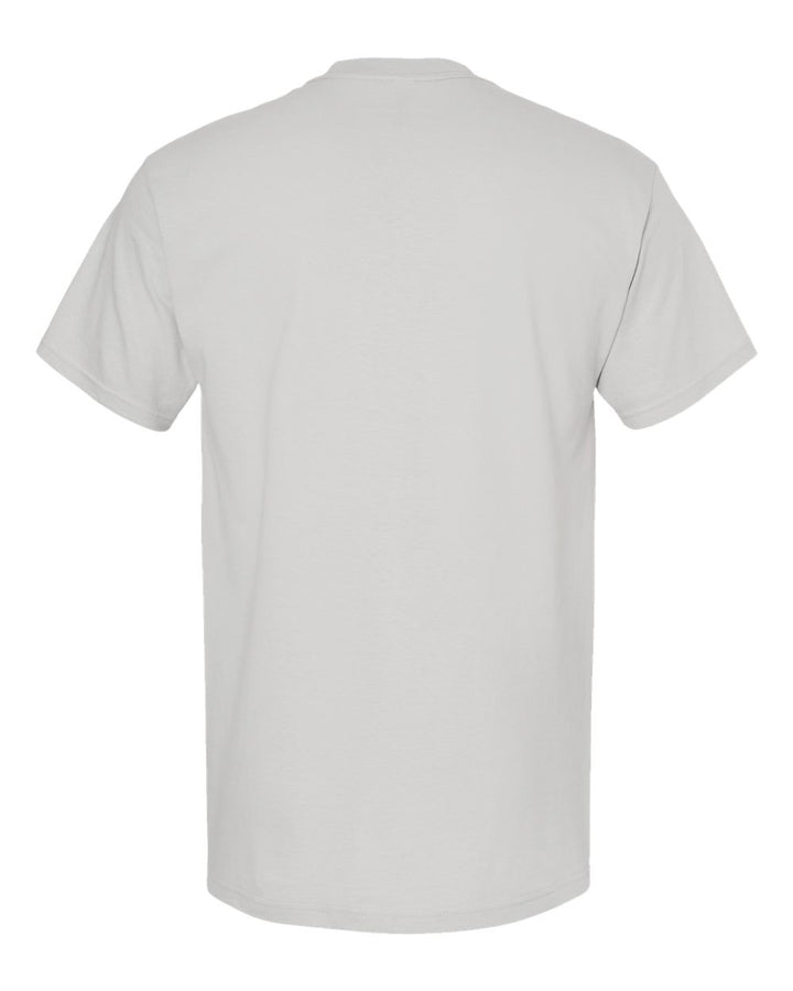 Rear View of Platinum Gold Soft Touch T-Shirt - 4800