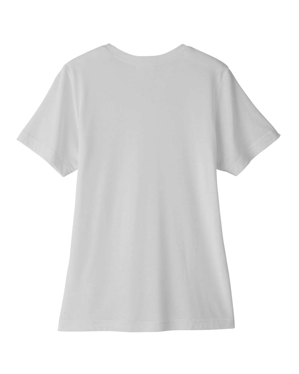 Rear View of Platinum Women's Fusion ChromaSoft™ Performance T-Shirt - CE111W