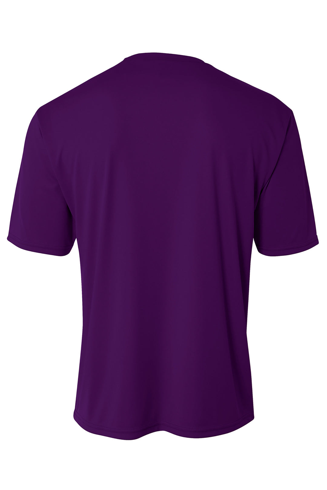 Rear View of Purple A4 Youth Cooling Performance Short Sleeve Tee A4NB3142