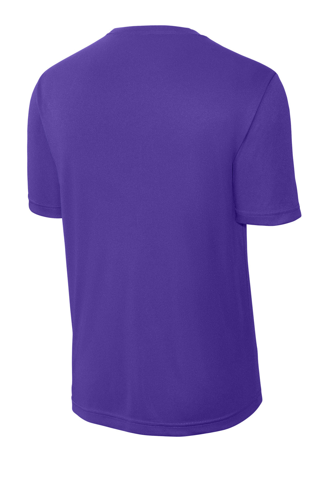 Rear View of Purple Sport-Tek PosiCharge Competitor Tee. ST350