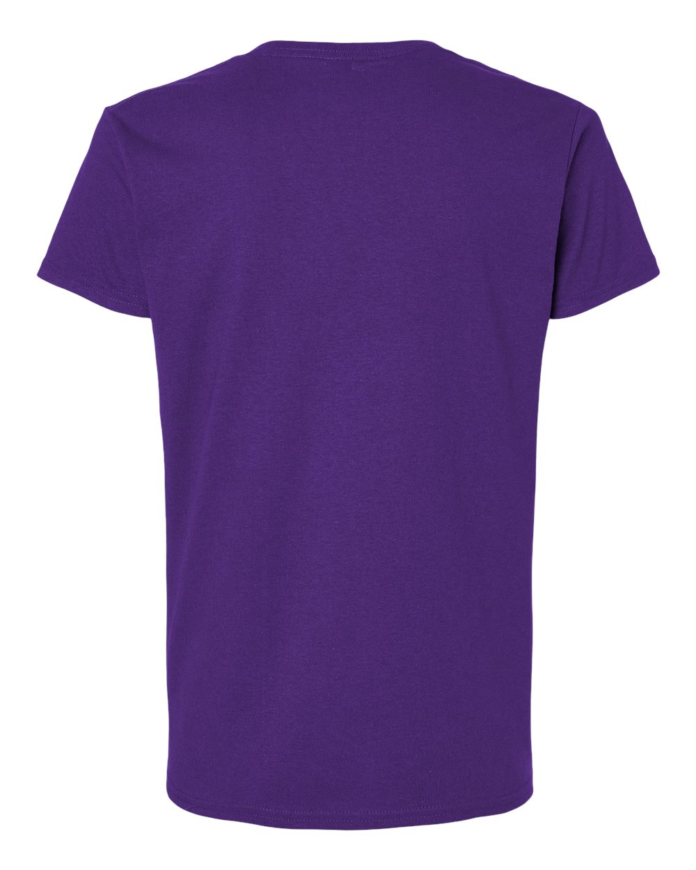 Rear View of Purple Ultra Cotton® Women’s T-Shirt - 2000L