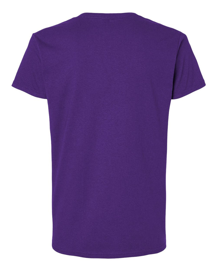 Rear View of Purple Ultra Cotton® Women’s T-Shirt - 2000L