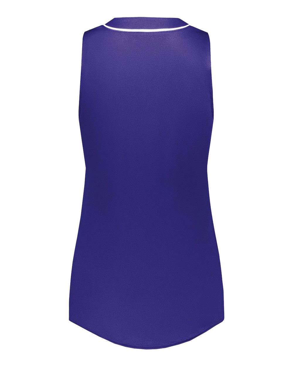 Rear View of Purple/ White Women's Cutter Jersey - 6913