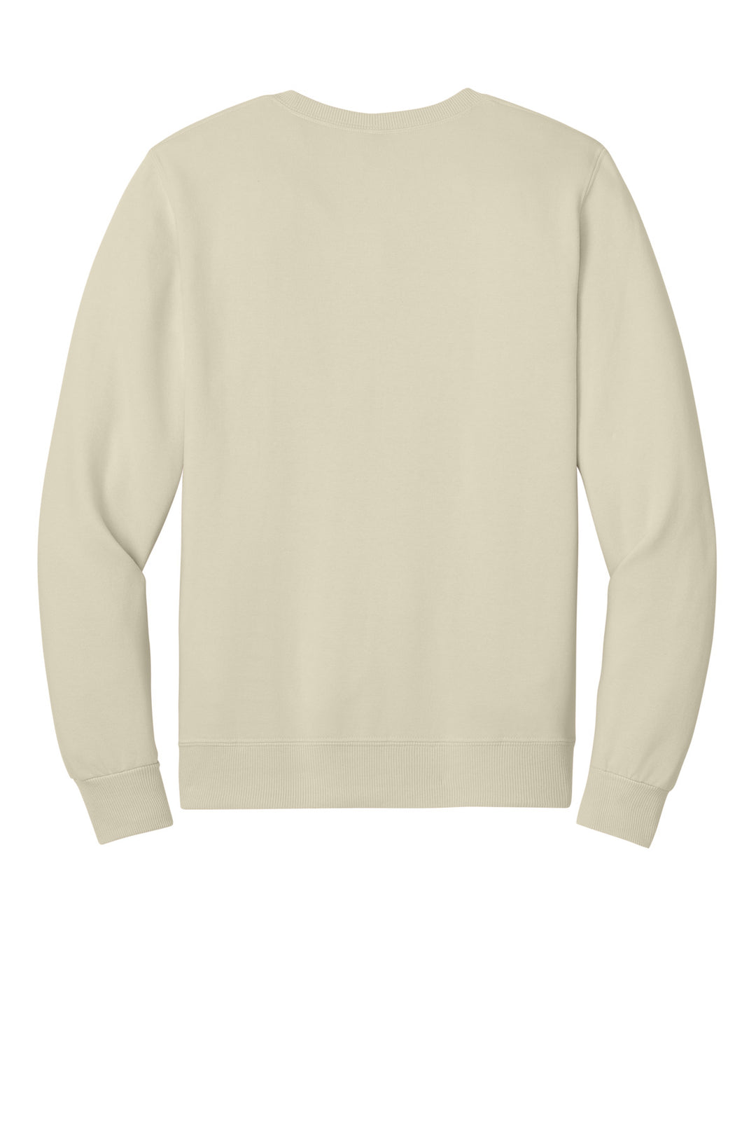 Rear View of Putty Jerzees Eco Premium Blend Crewneck Sweatshirt 701M