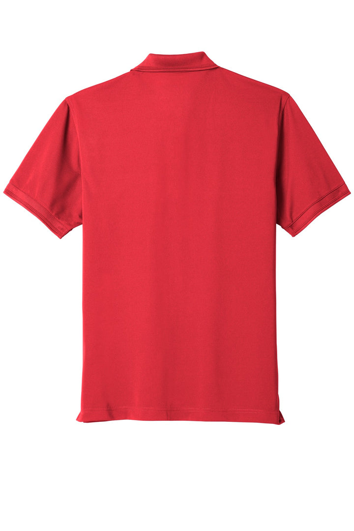 Rear View of Red CornerStone Industrial Snag-Proof Pique Pocket Polo. CS4020P