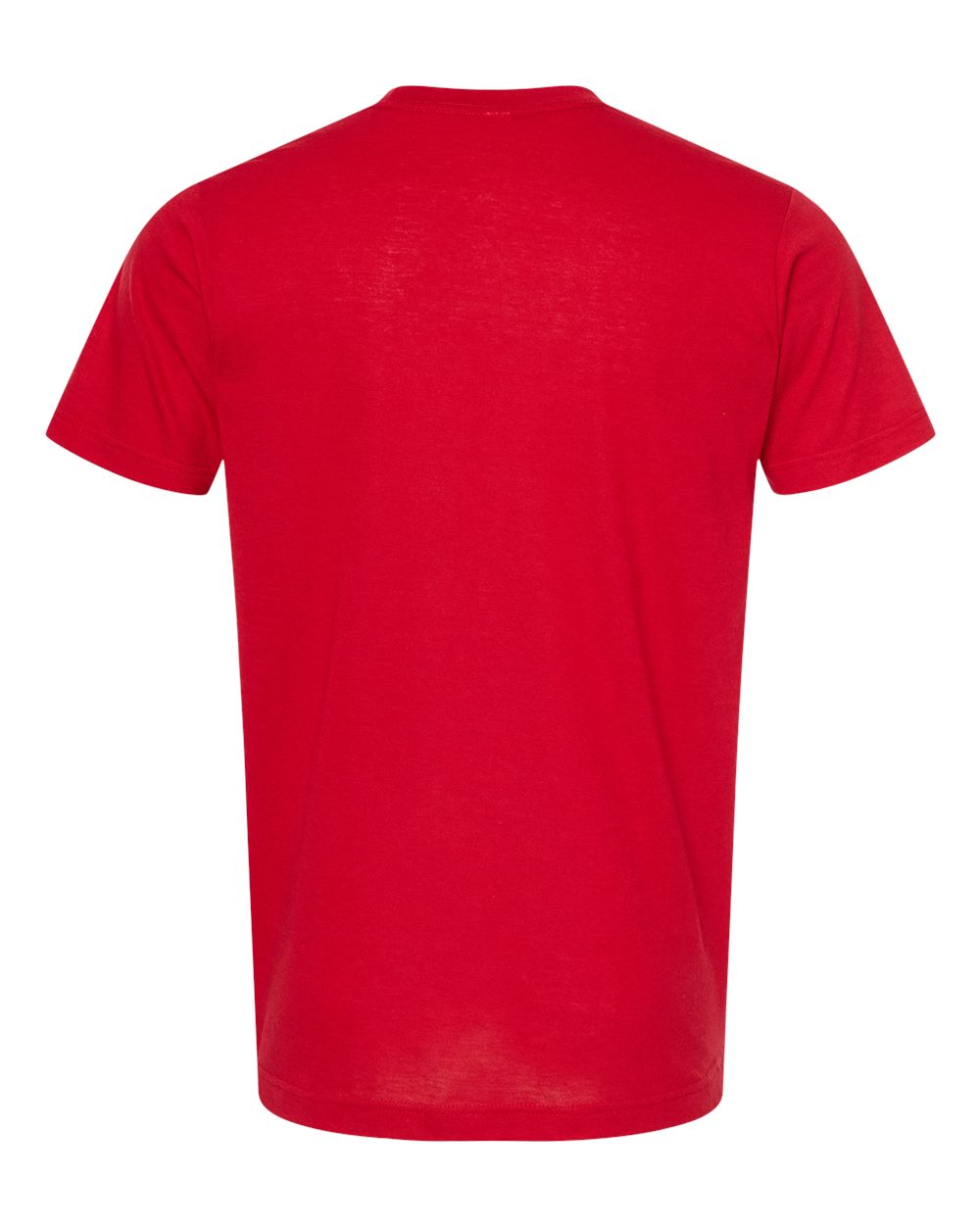 Rear View of Red Poly-Rich T-Shirt - 241