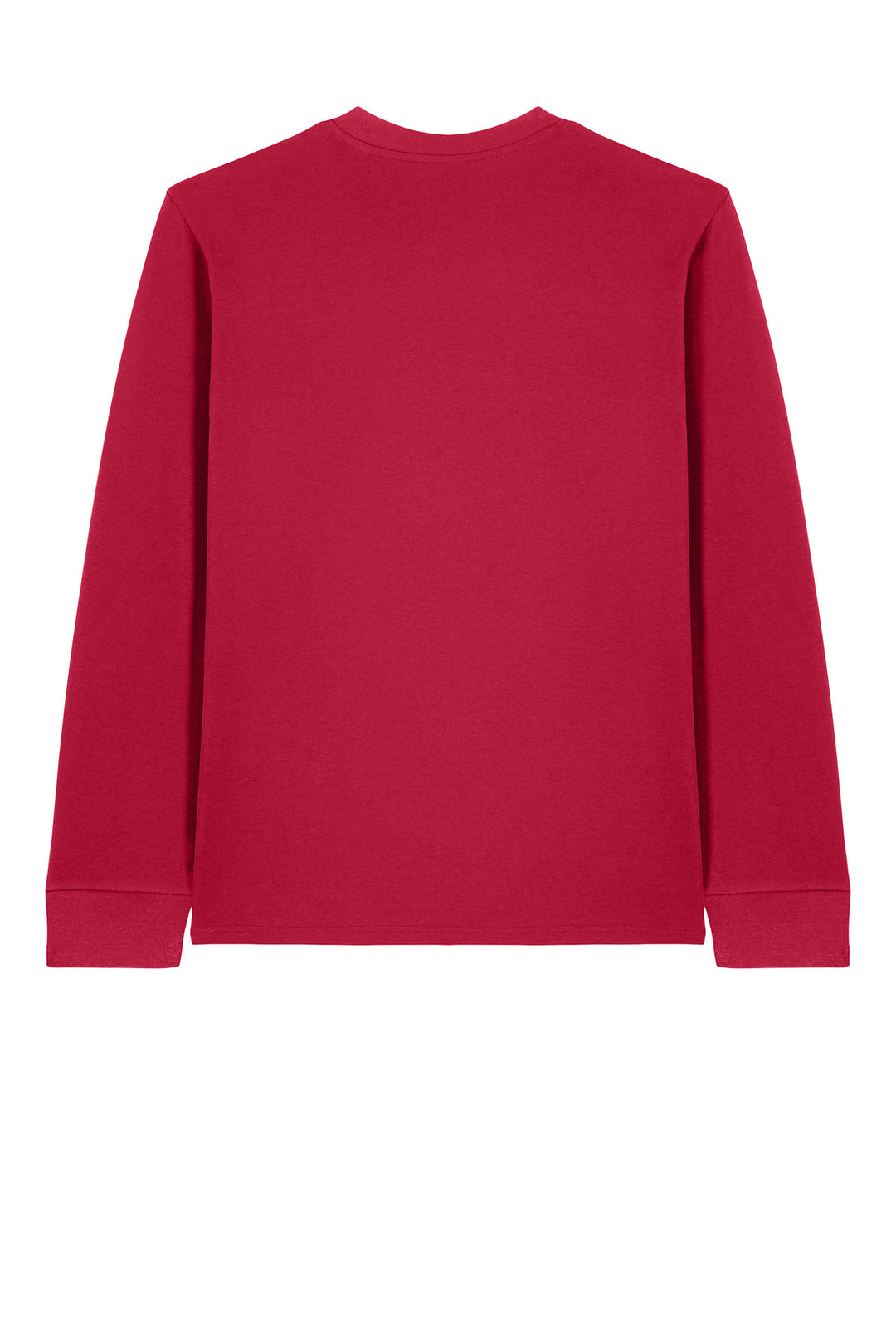 Rear View of Red Stanley/Stella Unisex Creator 2.0 Long Sleeve Tee SXU022