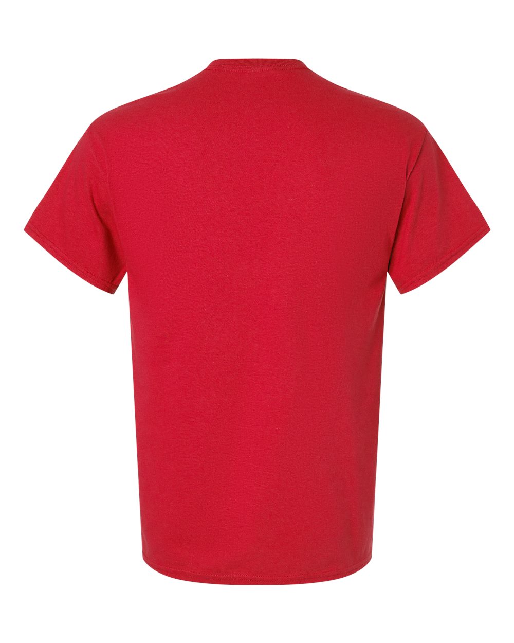 Rear View of Red Ultra Cotton® T-Shirt - 2000