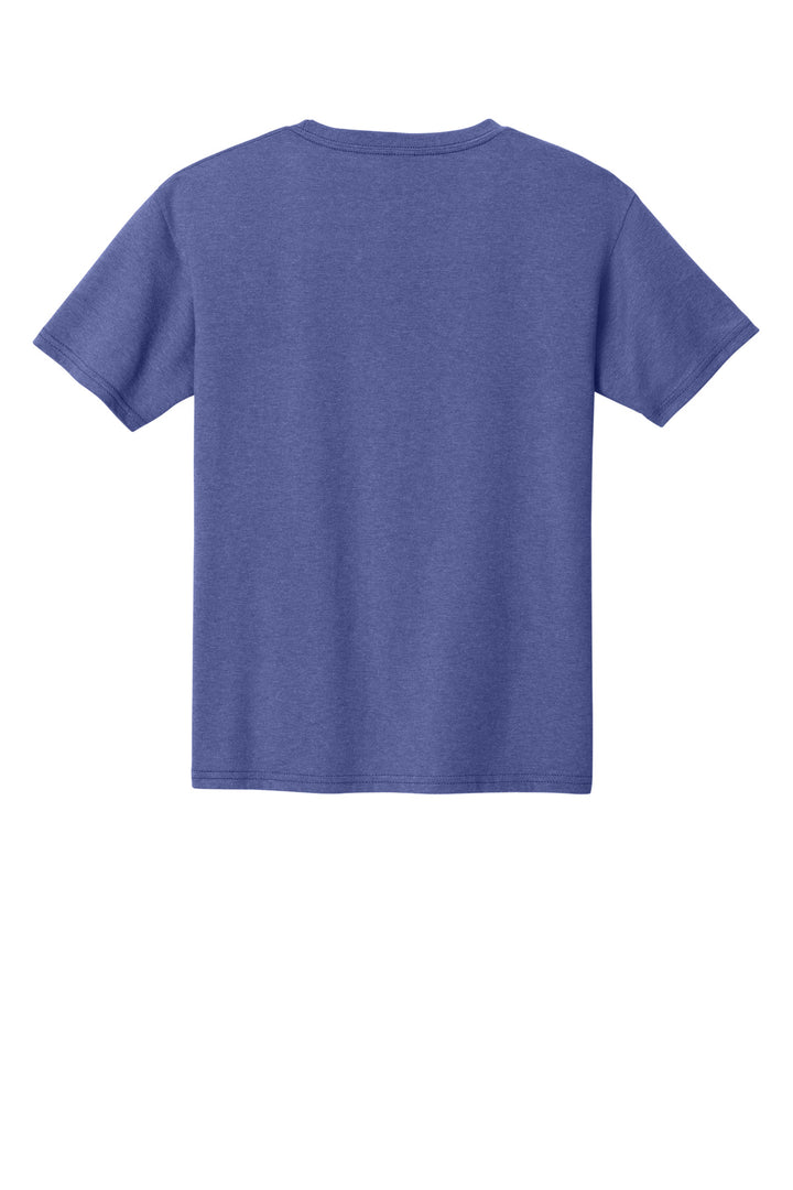 Rear View of RetHtPrpl Jerzees Classics Youth Cotton T-Shirt 363Y