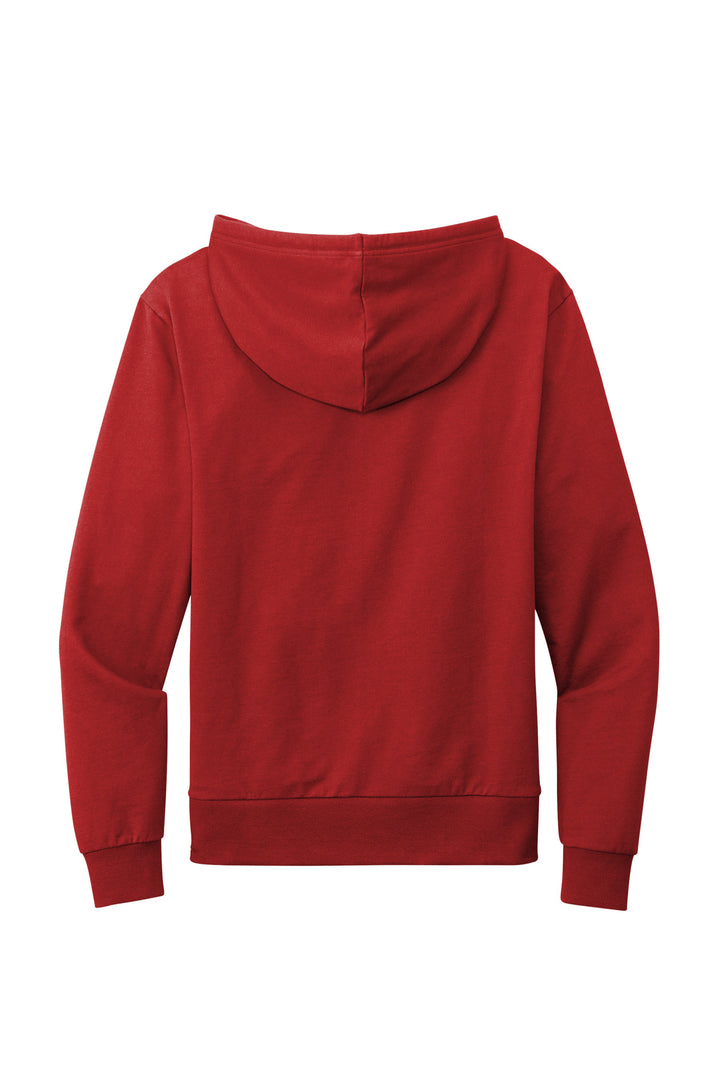 Rear View of RevlutnRed Allmade Unisex Organic French Terry Pullover Hoodie AL4000