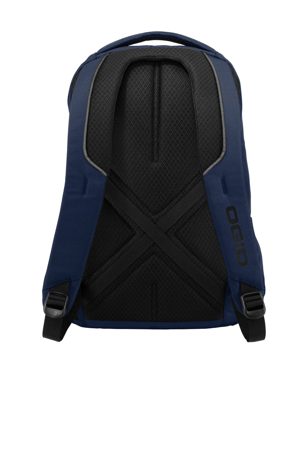 Rear View of River Blue Nvy OGIO Range Pack. 91007