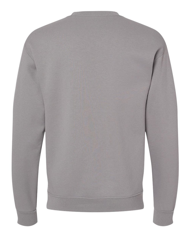 Rear View of Rock NuBlend® Crewneck Sweatshirt - 562MR