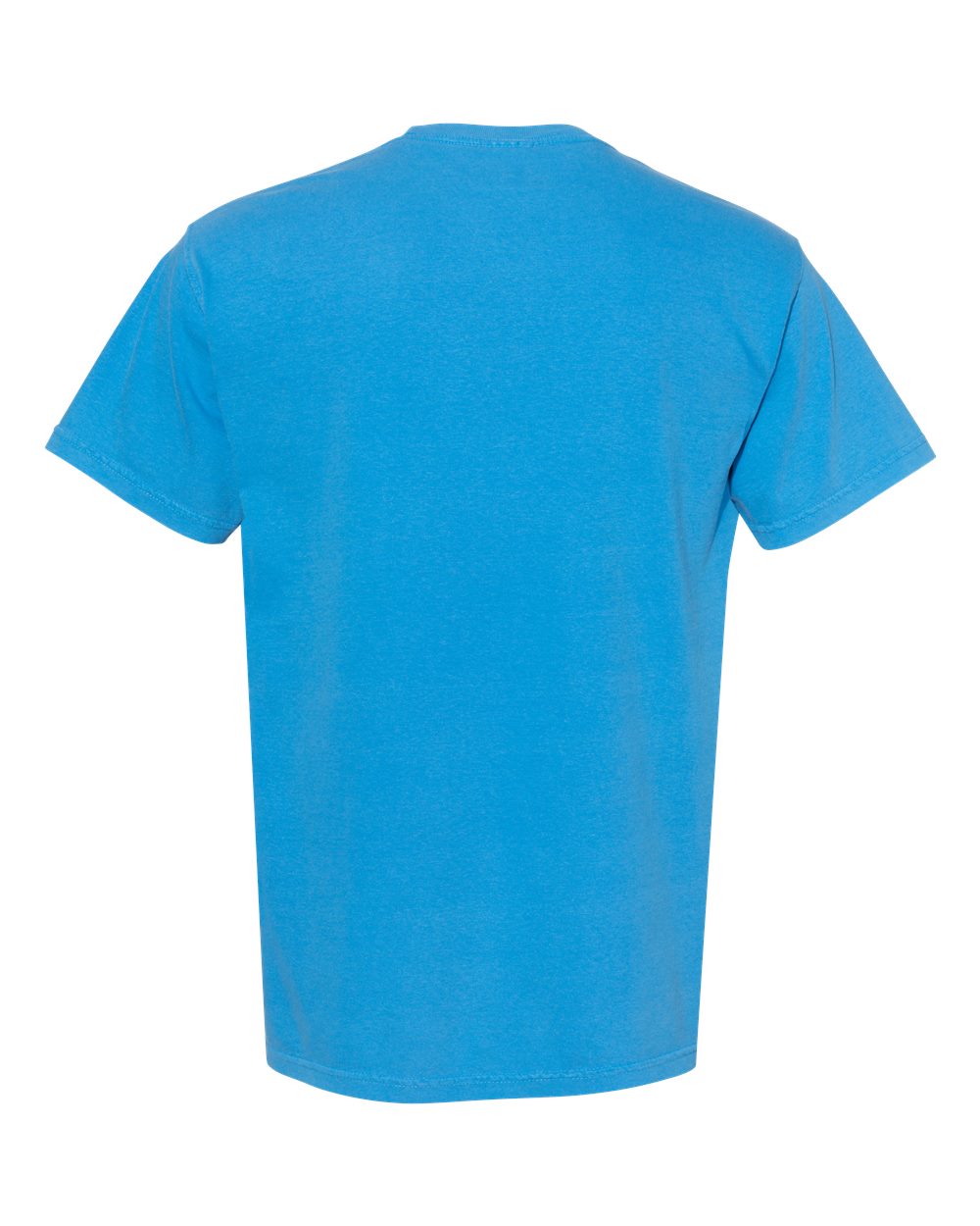 Rear View of Royal Caribe Garment-Dyed Heavyweight Pocket T-Shirt - 6030