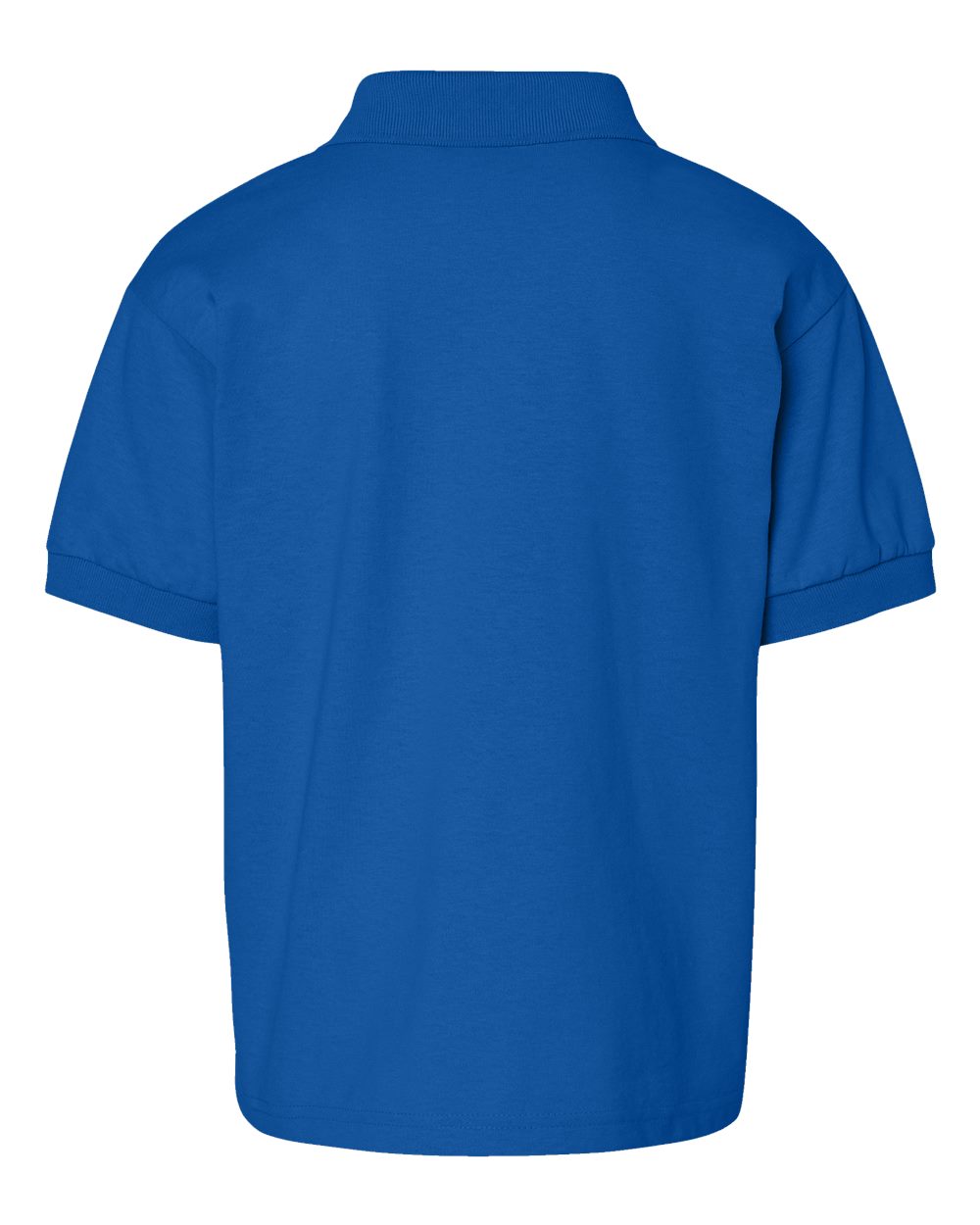 Rear View of Royal DryBlend® Youth Jersey Polo - 8800B