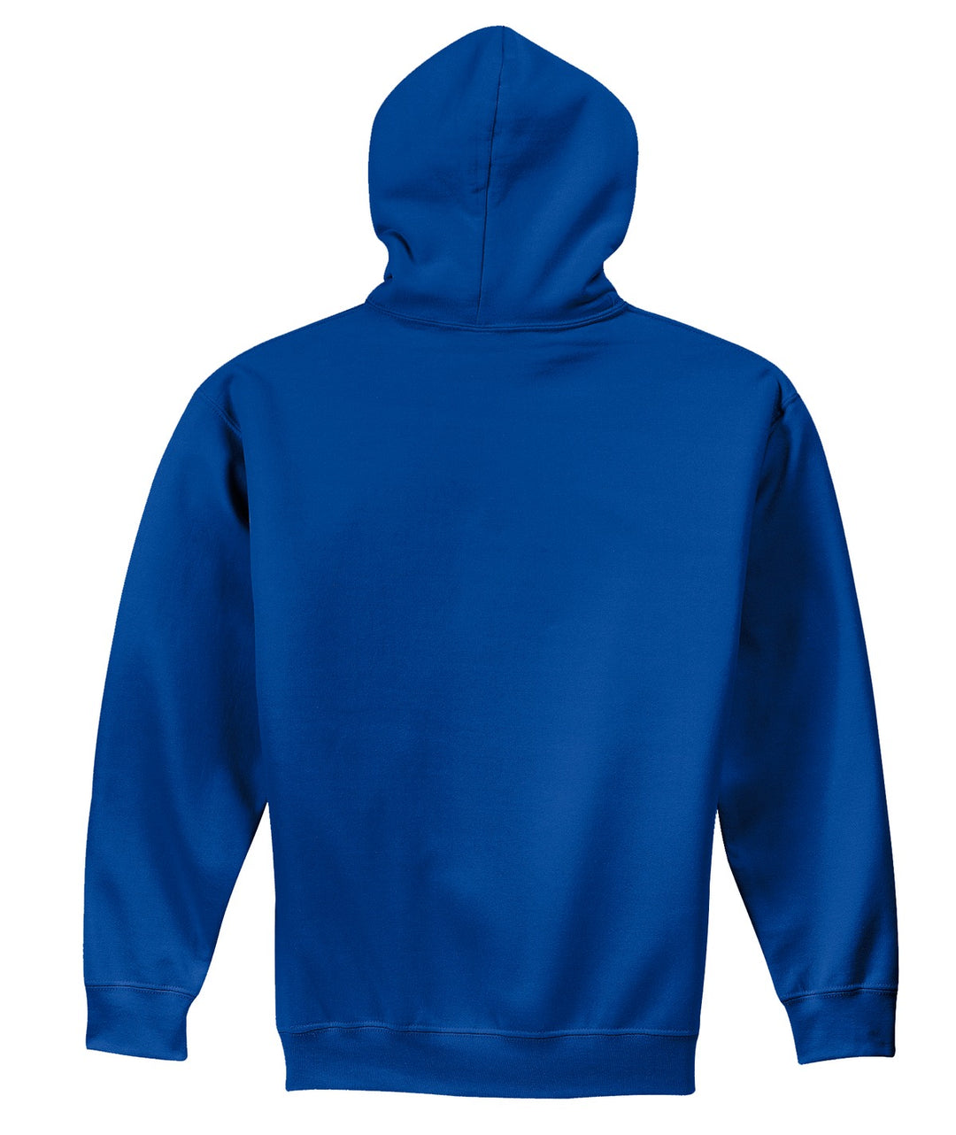 Rear View of Royal Gildan - Heavy Blend Hooded Sweatshirt. 18500