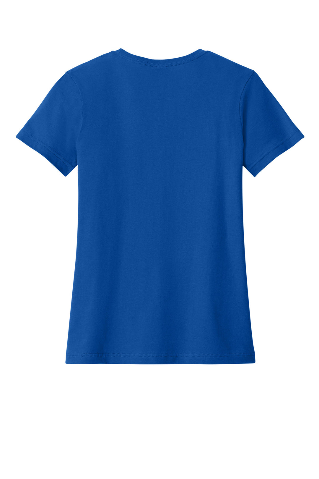 Rear View of Royal Gildan Softstyle Women's T-Shirt. 64000L