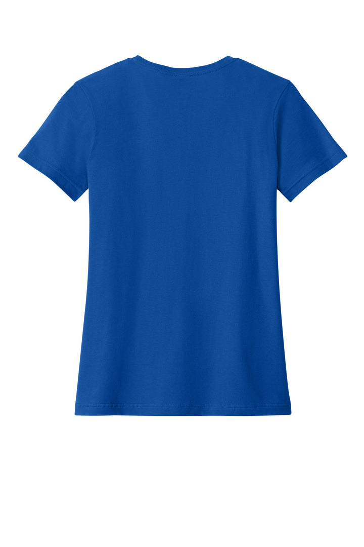 Rear View of Royal Gildan Softstyle Women's T-Shirt. 64000L