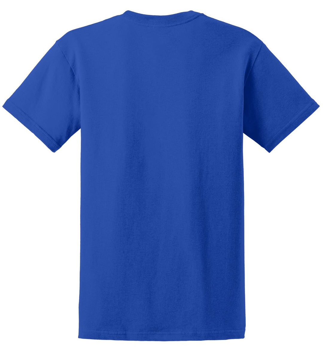 Rear View of Royal Gildan - Ultra Cotton 100% US Cotton T-Shirt. 2000