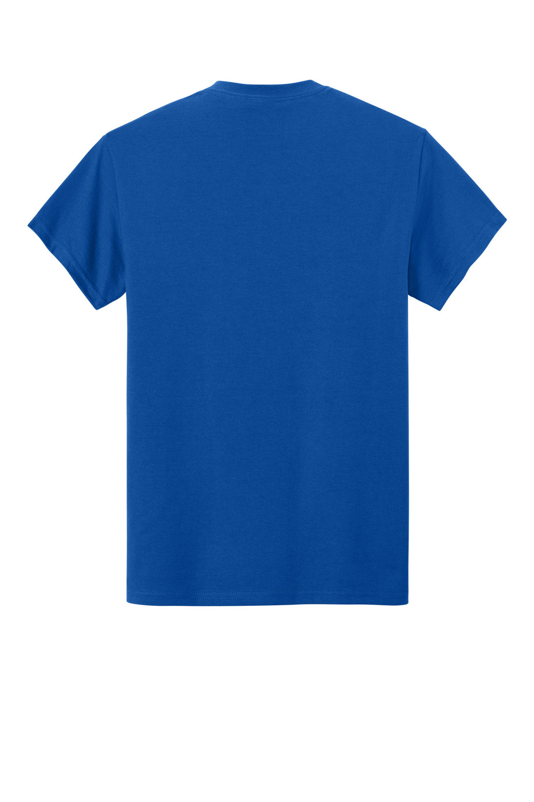 Rear View of ROYAL Gildan - Ultra Cotton 100% US Cotton T-Shirt with Pocket. 2300