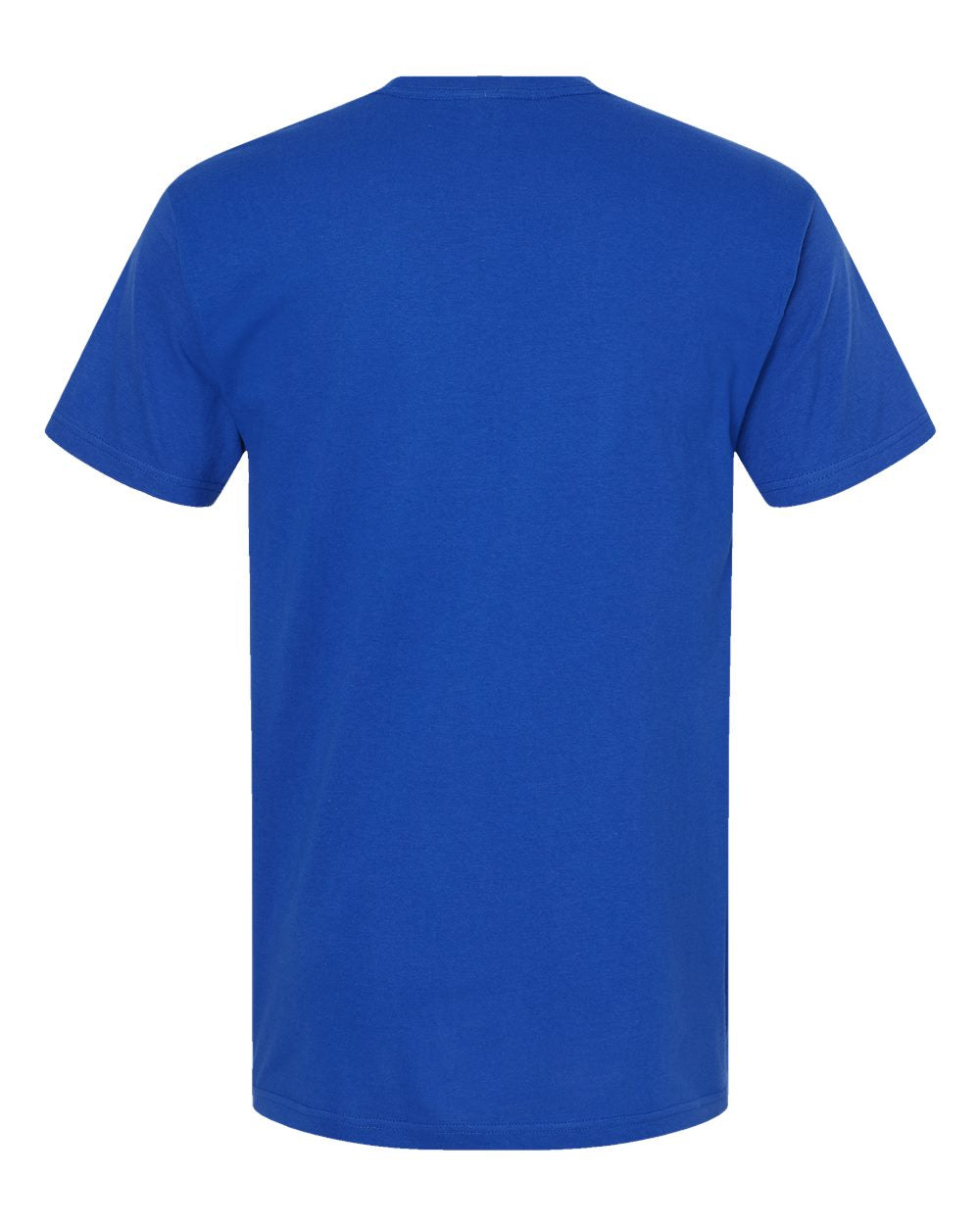 Rear View of Royal Gold Soft Touch T-Shirt - 4800