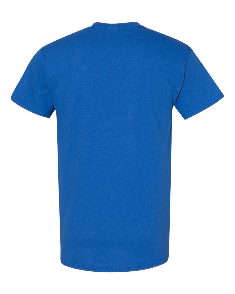 Rear View of Royal Heavy Cotton™ Youth T-Shirt - 5000B