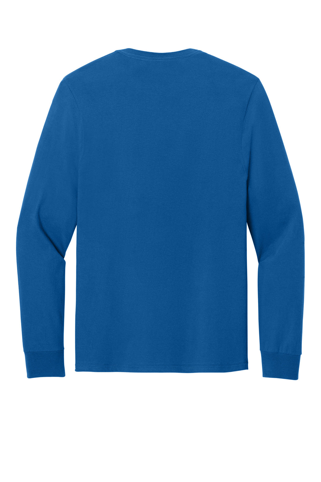 Rear View of Royal Jerzees Classics Unisex Cotton Long Sleeve T-Shirt 363L