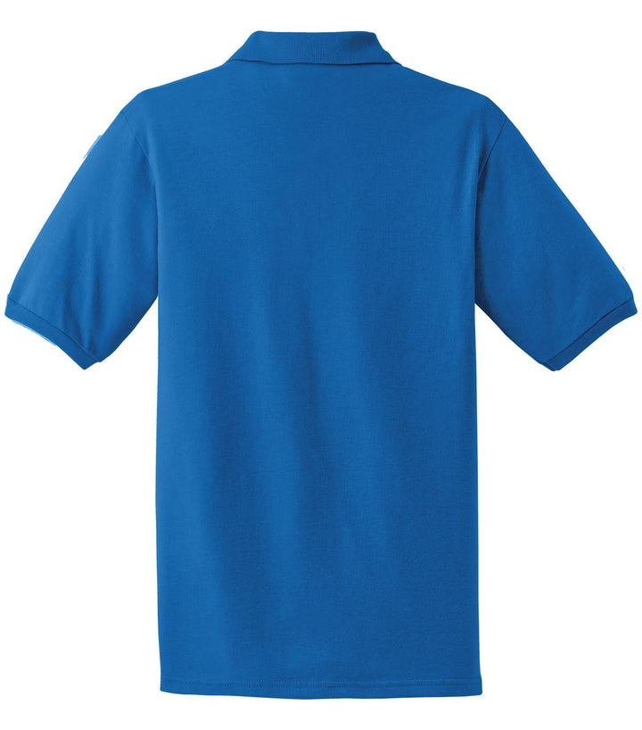 Rear View of Royal Jerzees Dri-Power Sport Shirt. 437M