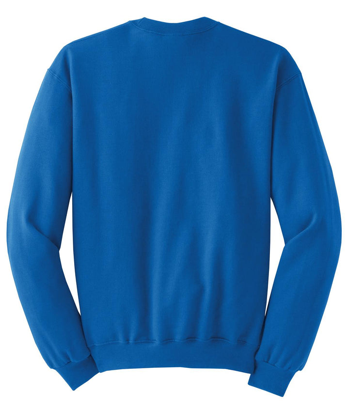 Rear View of ROYAL Jerzees - NuBlend Crewneck Sweatshirt. 562M