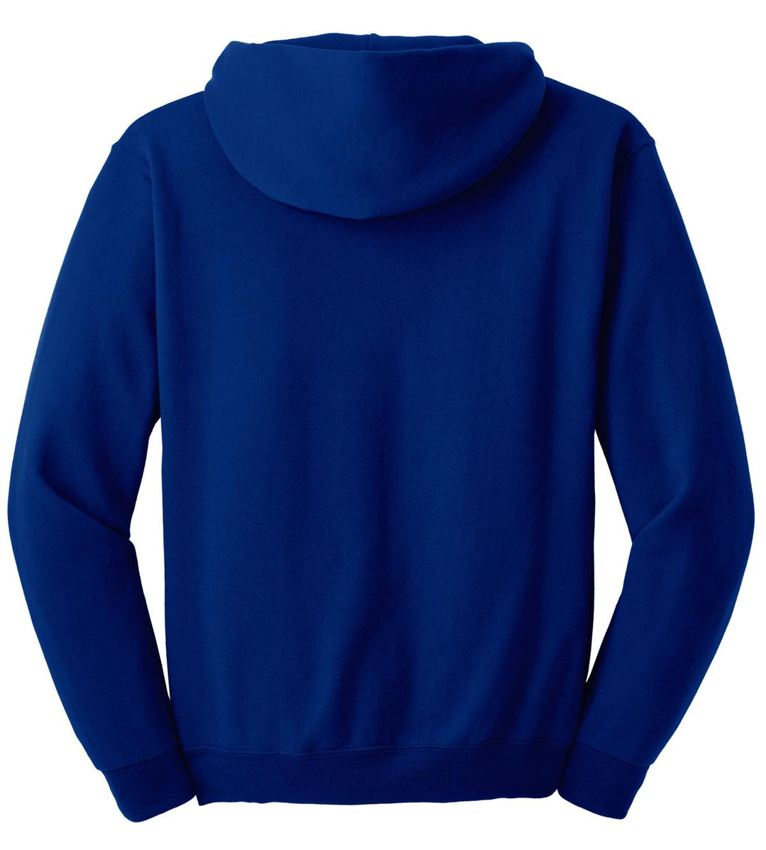 Rear View of Royal Jerzees Super Sweats NuBlend - Pullover Hooded Sweatshirt. 4997M