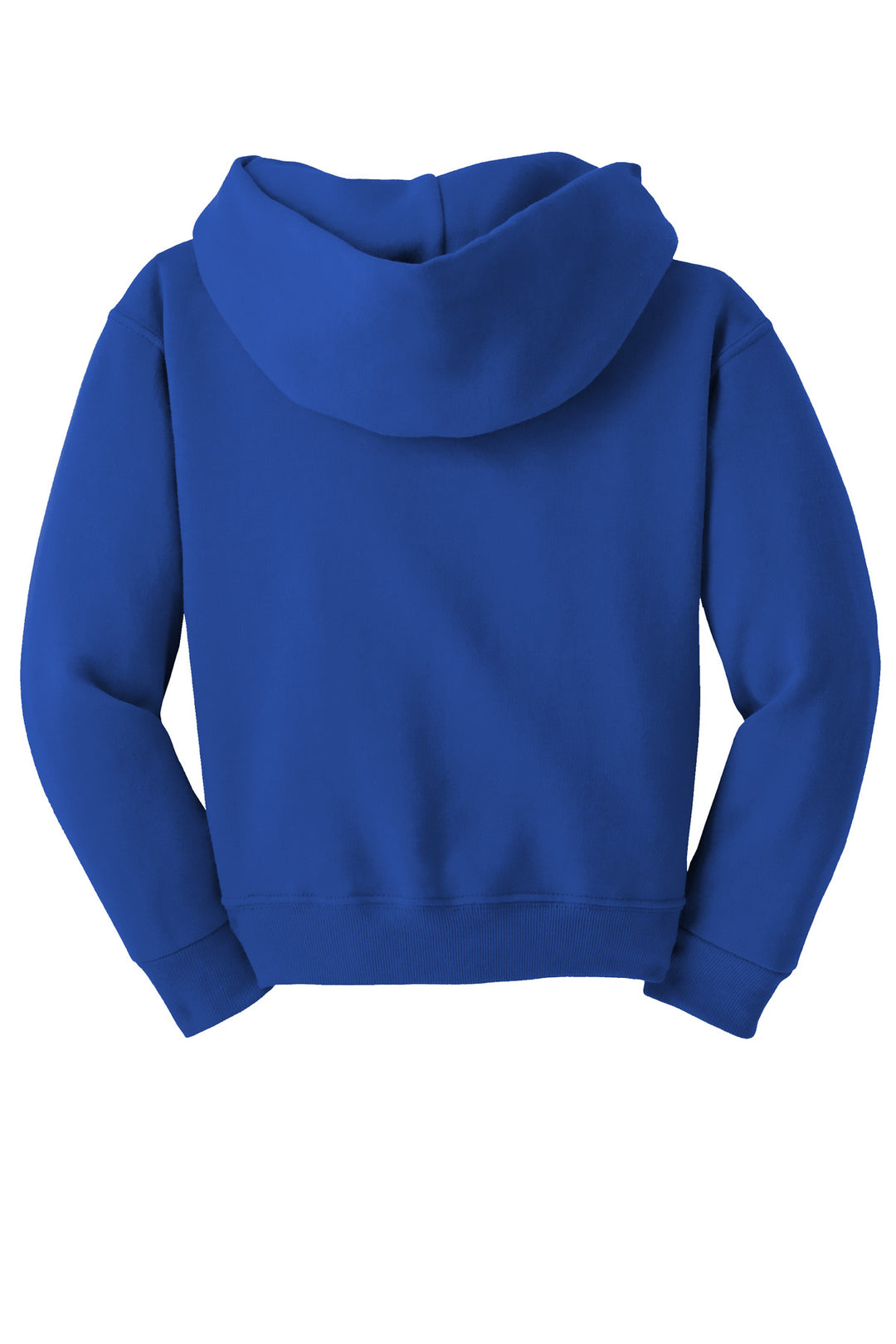 Rear View of ROYAL Jerzees - Youth NuBlend Pullover Hooded Sweatshirt. 996Y