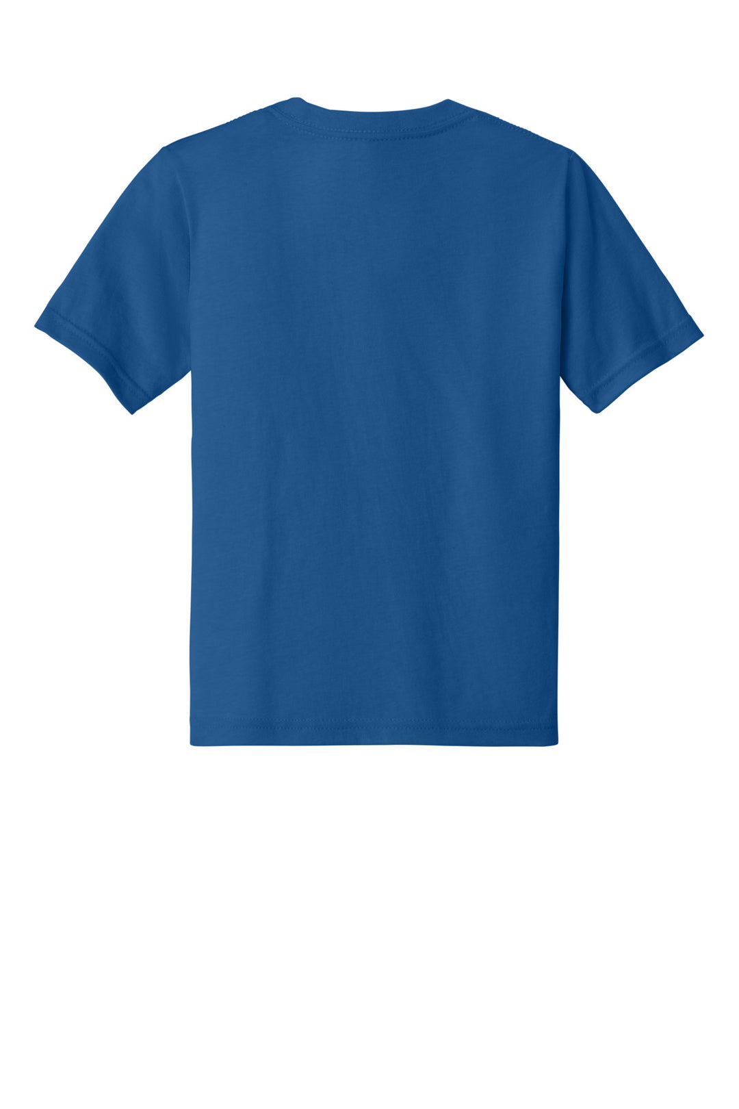 Rear View of Royal Next Level Apparel Youth CVC Tee NL3312